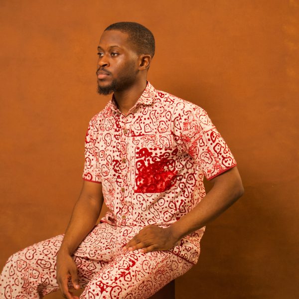 Chuks Print Shirt - Red
